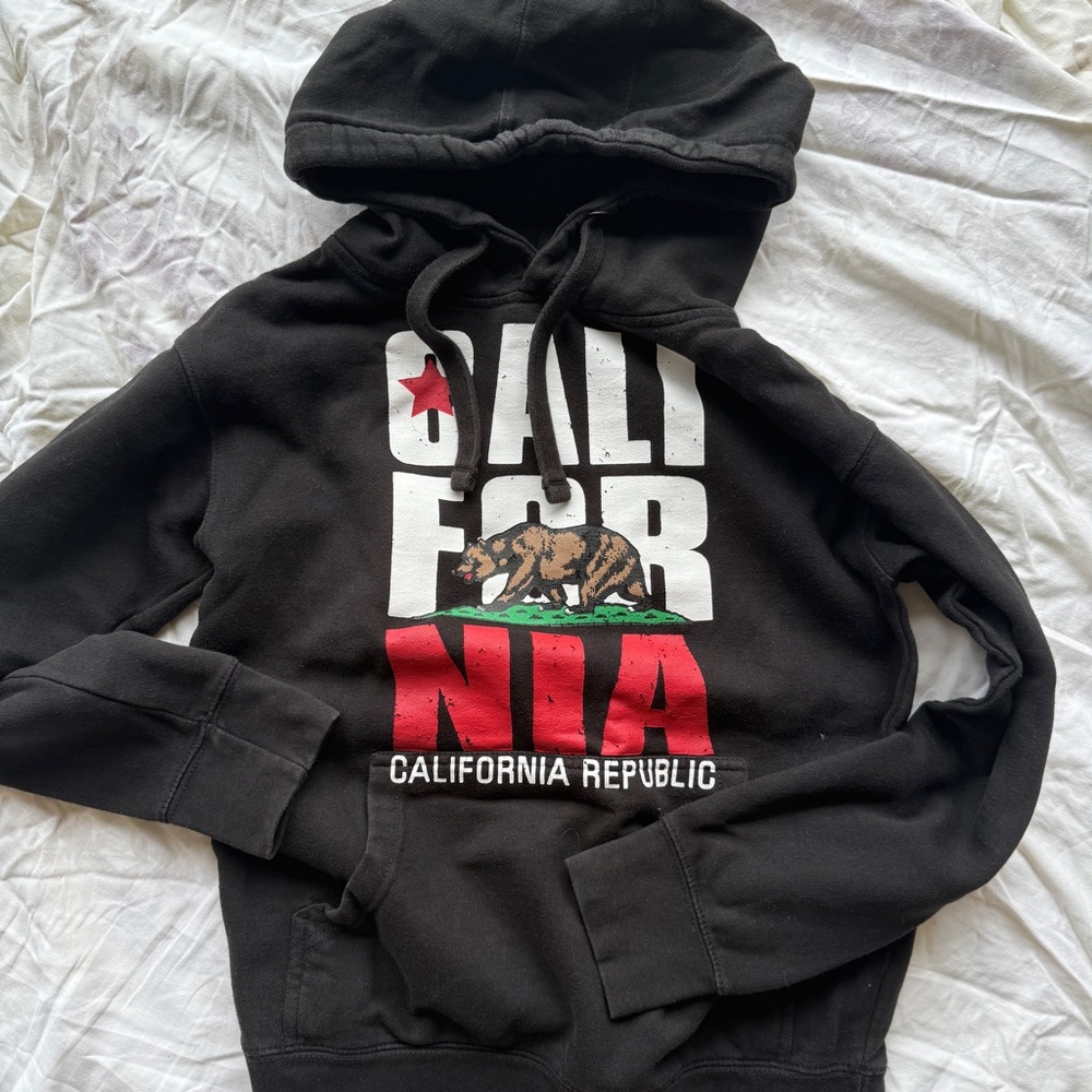 California Republic Black Hoodie